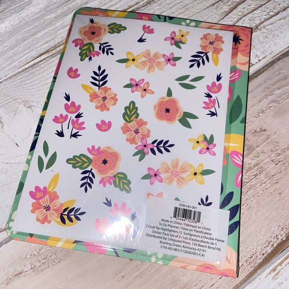 Steel Mill Daily To Do Planner | 2 Dual Tip Highlighters | NEW Sealed - Picture 3 of 4